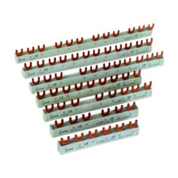 Phase busbar, 4-phases, 10qmm, fork connector, 12SU image 6