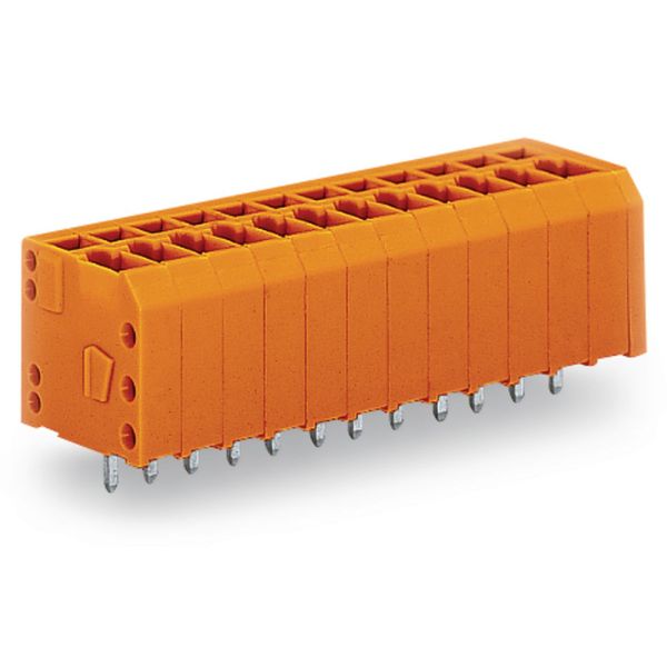 PCB terminal block 1.5 mm² Pin spacing 3.81 mm orange image 1