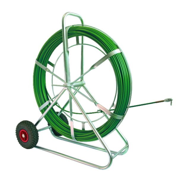 Cable pulling device POWER 150 m with wheels image 1