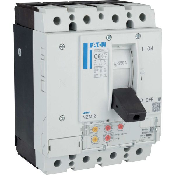 NZM2 PXR20 circuit breaker, 250A, 4p, screw terminal image 10