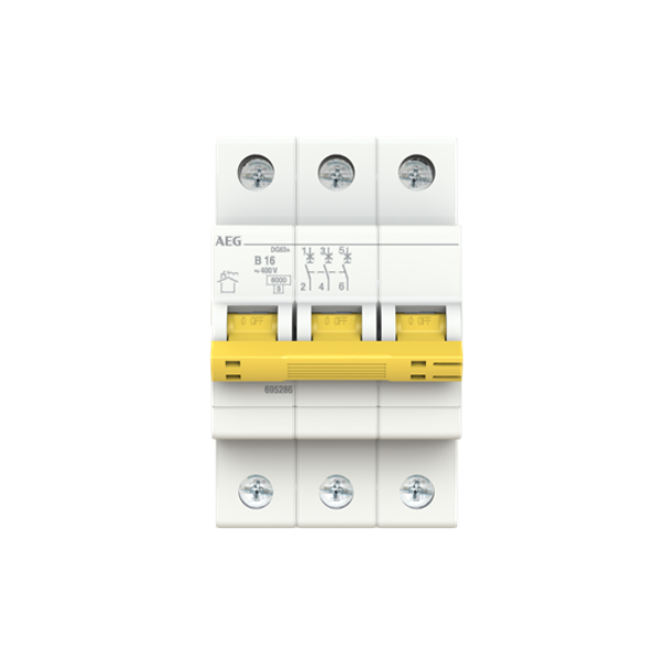 DG63+ B16 Miniature Circuit Breaker image 1