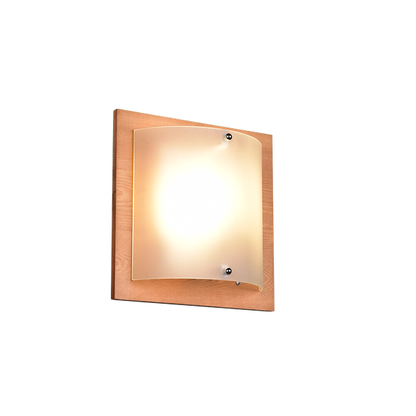 Pali wall lamp 25x25 cm E27 wood image 1