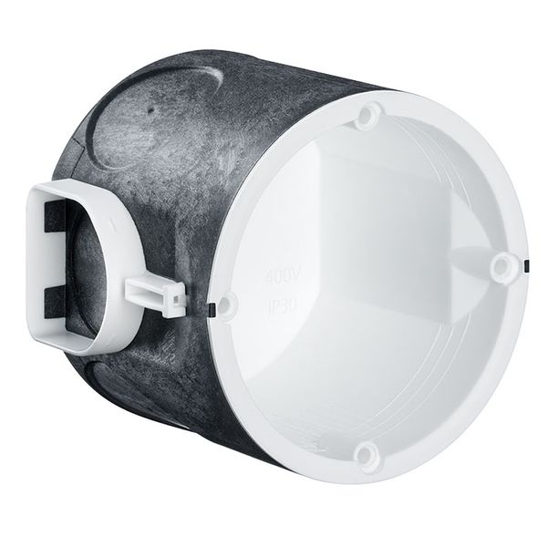 Fire protection one-gang junction box flush mounting for fire-protection walls image 1