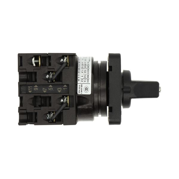 Reversing switches, T0, 20 A, flush mounting, 3 contact unit(s), Contacts: 5, 60 °, maintained, With 0 (Off) position, 1-0-2, Design number 8401 image 14