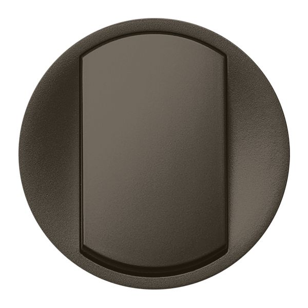 DOUBLE POLE SWITCH COVER GRAPHITE image 1