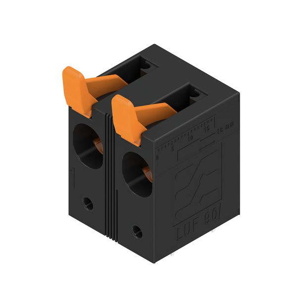 PCB terminal, 15.00 mm, Number of poles: 2, Conductor outlet direction image 1