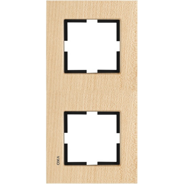 Novella Accessory Wooden - White birch Two Gang Frame image 1