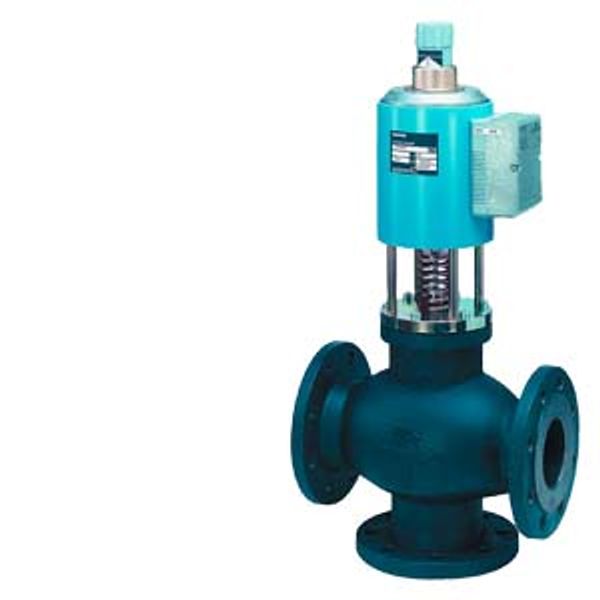 M3P100FY - Mixing/2-port magnetic control valve, flange, PN16, DN100, kvs 130, AC 24 V, DC 0/2...10 V / 4...20 mA image 1