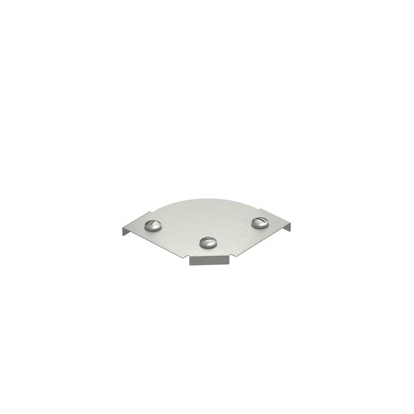 DFBM 90 100 A4  Bend cover 90°, for bend RBM 90 100, B=100mm, Stainless steel, material 1.4571 A4, 1.4571 without surface. modifications, additionally treated image 1