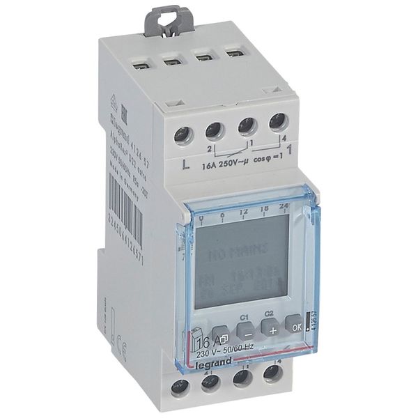 Programmable time switch digital disp. - for outdoor illuminations - 2 outputs image 2