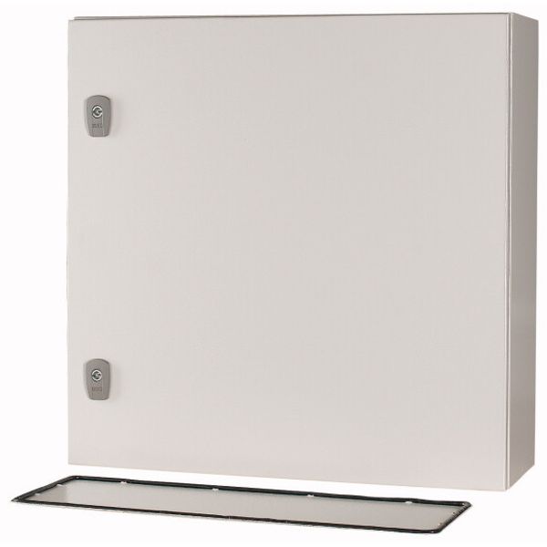 Wall enclosure with mounting plate, HxWxD=600x600x200mm image 2
