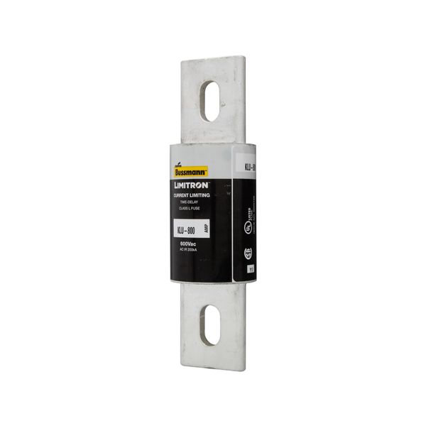 Eaton Bussmann Series KLU Fuse, Current-limiting, Time Delay, 600V, 800A, 200 kAIC at 600 Vac, Class L, Bolted blade end X bolted blade end, Bolt, 2.5, Inch, Carton: 1,  Non Indicating, 5 S at 500% image 4