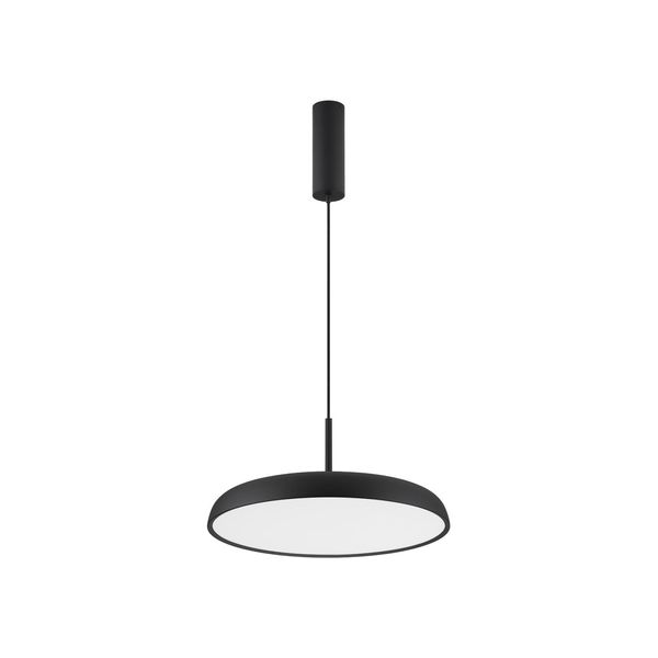 3000K Triac Dimmable Sandy Black Aluminium  & Acrylic  LED 40 Watt 220-240 Volt   2541Lm IP20  Remote Control Included  D: 45 H: 150 cm Adjustable Height image 1