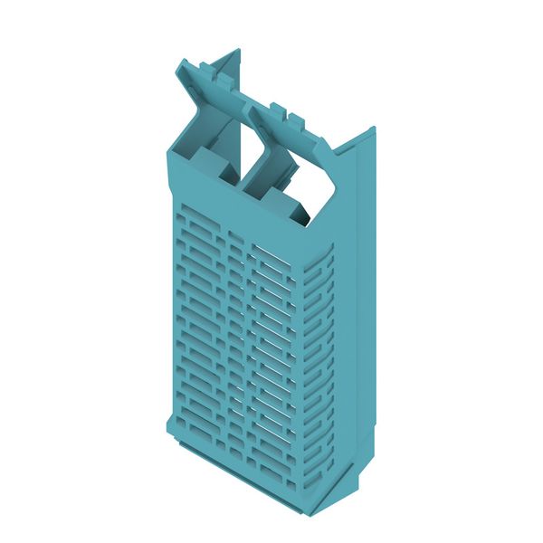 Side element, IP20 in installed state, Plastic, light blue, Width: 45. image 2