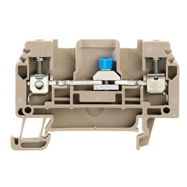 Test-disconnect terminal, Screw connection, 4 mm², 500 V, 32 A, slidin image 1