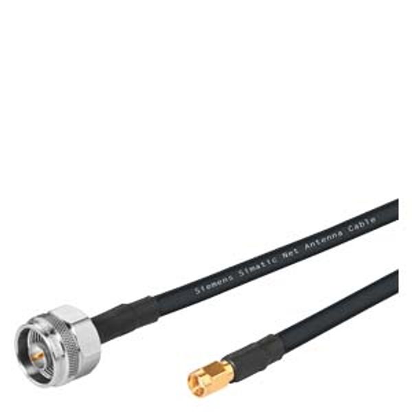 IWLAN 1x N-Connect/1x RSMA Male/Male flexible connection cable, railway, 2 m image 3