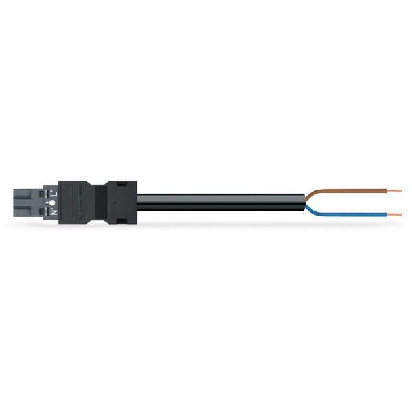 pre-assembled connecting cable Eca Plug/open-ended dark gray image 3