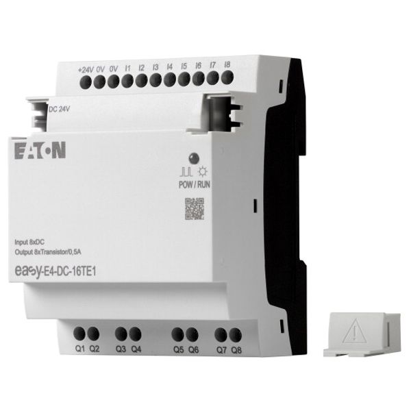 I/O expansion, For use with easyE4, 24 V DC, Inputs expansion (number) digital: 8, screw terminal image 2