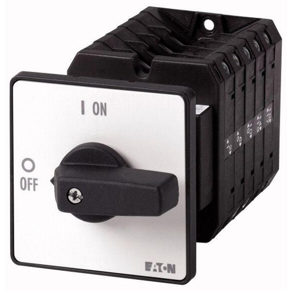 Reversing star-delta switches, T5B, 63 A, rear mounting, 5 contact unit(s), Contacts: 10, 60 °, maintained, With 0 (Off) position, D-Y-0-Y-D, SOND 28, image 1