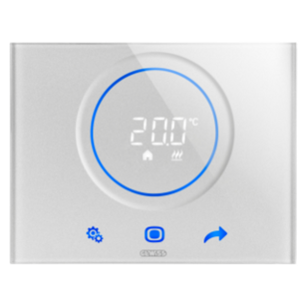 THERMO ICE WI-FI THERMOSTAT- WALL-MOUNTING - TITANIUM - CHORUSMART image 1