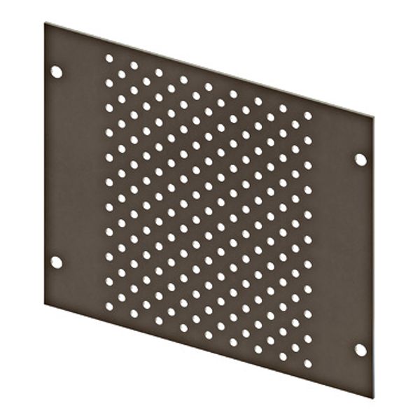 Perforated Mounting Plate width 208mm, 3 Modul Heights image 1