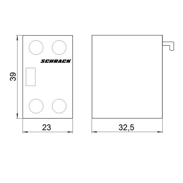 Auxiliary contact front-type for CUBICO, 2NO image 3