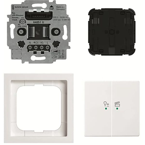 62851 UJ-84-WL CoverPlates (partly incl. Insert) Studio white image 1