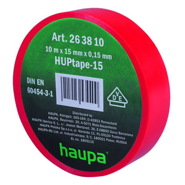 Electrical insulation tape 19 mm x 33 m red image 1