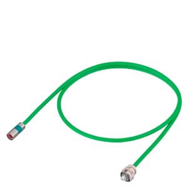 Signal cable pre-assembled type: 6FX8002-2DD48 DRIVE-CLiQ with 24 V M17 female 6FX8002-2DD48-1AG0 image 1