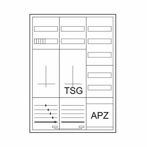 ZSD-ZTV-1100/APZ-BPKT31 Eaton Metering Board ZSD LV systems Final Distribution Boards image 1