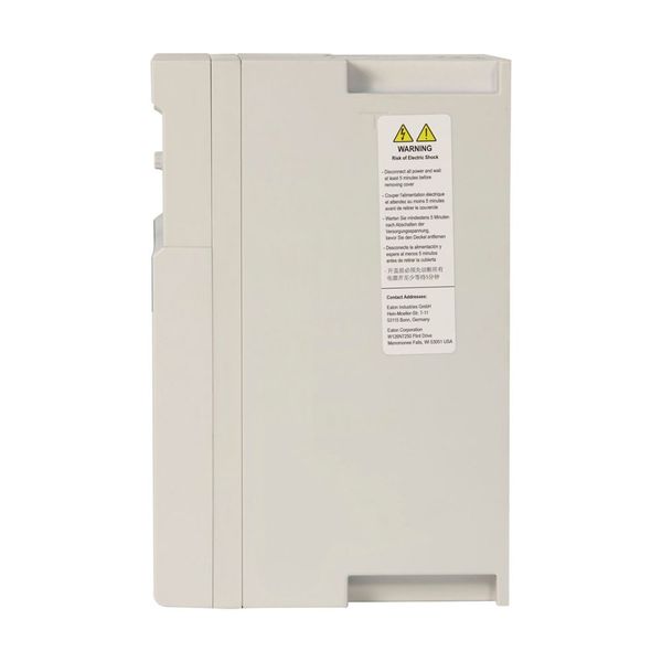 Variable frequency drive, 600 V AC, 3-phase, 22 A, 15 kW, IP20/NEMA0, Radio interference suppression filter, 7-digital display assembly, Setpoint pote image 9