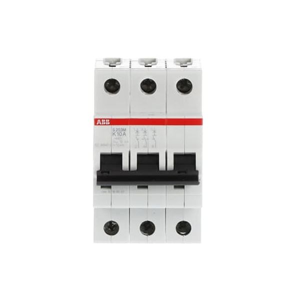 S203M-K10 Miniature Circuit Breaker - 3P - K - 10 A image 5