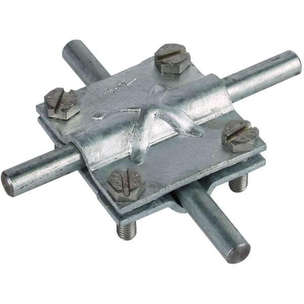 Cross unit St/tZn f. Rd 8-10/8-10mm Rd 8-10/Fl 30mm without interm. pl image 1
