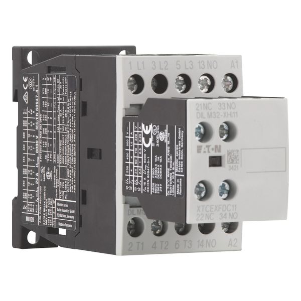 Contactor, 380 V 400 V 5.5 kW, 2 N/O, 1 NC, 230 V 50/60 Hz, AC operation, Screw terminals image 14