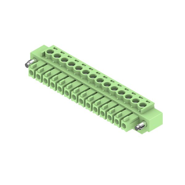 PCB plug-in connector (wire connection), 3.81 mm, Number of poles: 14, image 4