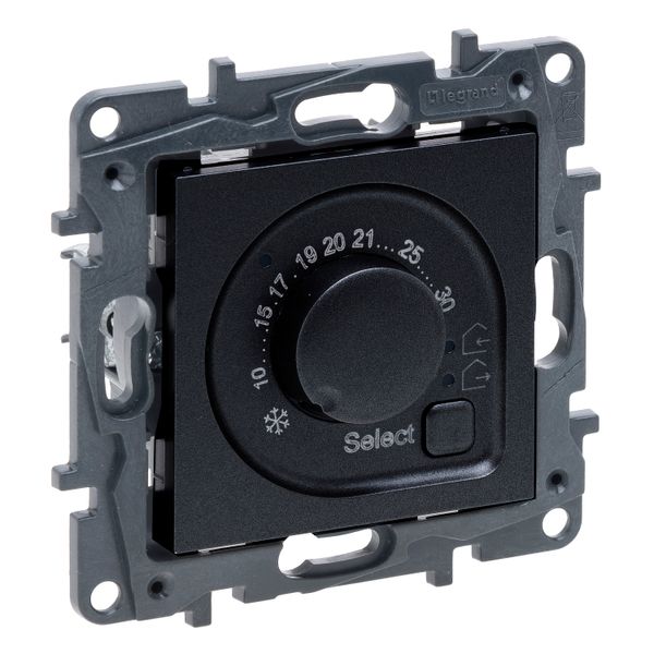 ELECTRONIC ROOM THERMOSTAT BLACK image 1