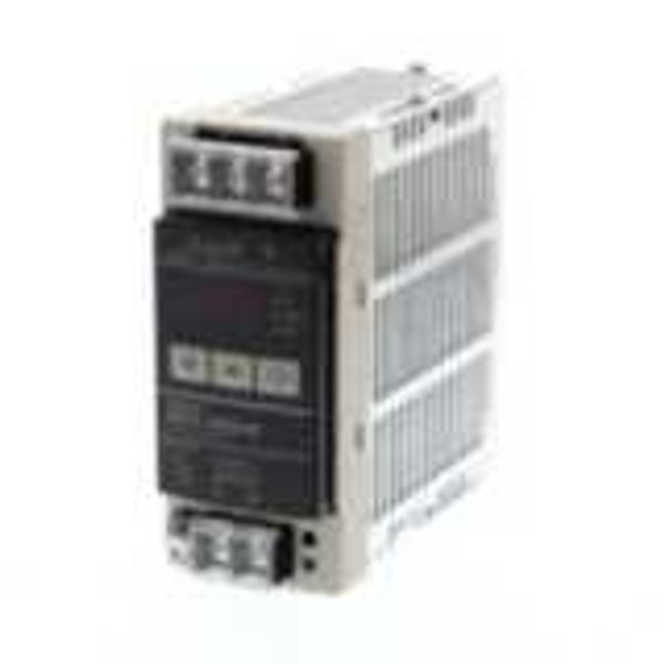 Power supply, 90 W, 100 to 240 VAC input, 24 VDC 3.75A output, DIN rai image 1