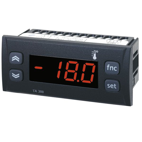 Digital temperature display, front panel installation AC 230 V, range -55...+150C image 1