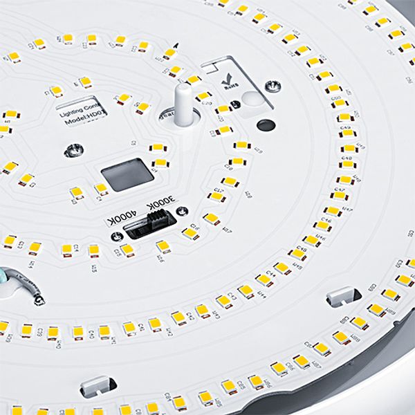 Wall-/ceiling luminaire TOM VARIO LED 300 2000 830/40 MWS WH image 4