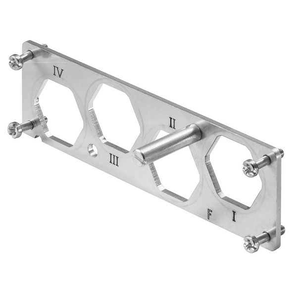 Mounting frame for industrial connector, Series: HighPower, Size: 8, N image 2