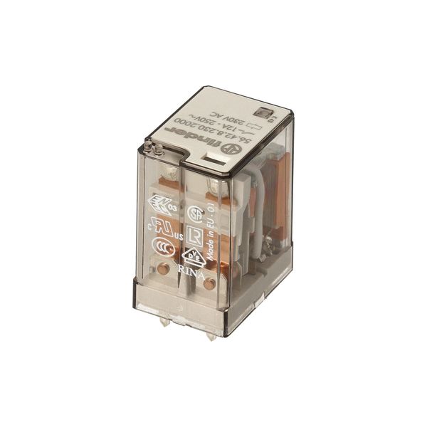 Miniature power Rel. for printed circuit 2NO 12A/230VAC/Agni (56.42.8.230.0300) image 5