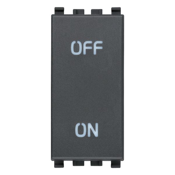 2P 20AX 1-way switch grey image 1