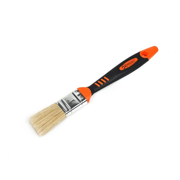 Flat brush with rubberized handle "ELITE" 1" / 25mm image 1