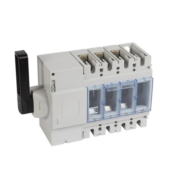 Isolating switch - DPX-IS 630 w/o release - 3P - 400 A - left-hand side handle image 1