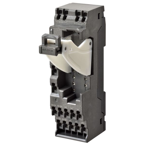 Socket, DIN rail/surface mounting, 14 pin, push in terminals, for G7SA image 2