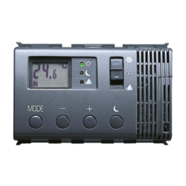 ELECTRONIC SUMMER/WINTER THERMOSTAT - 230V 50HZ - 3 MODULES - PLAYBUS image 1