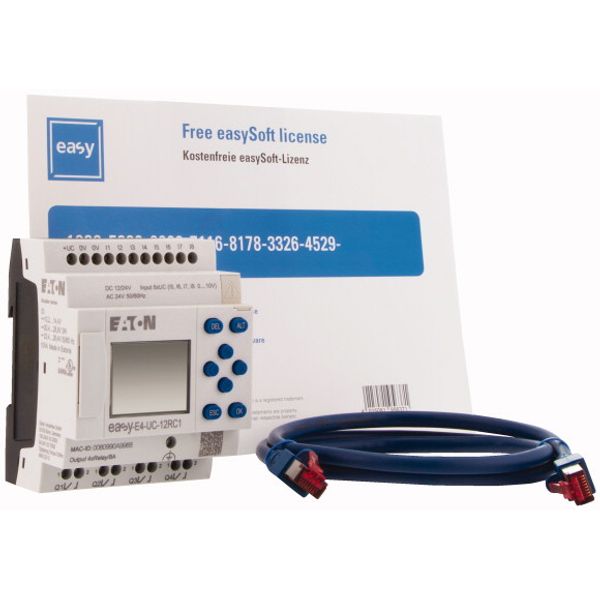 Starter package consisting of EASY-E4-UC-12RC1, patch cable and software license for easySoft image 4
