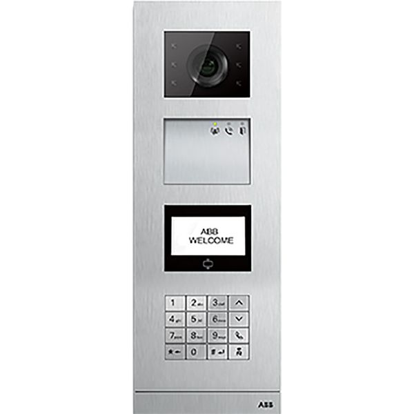 M21352K-A-02 Video outdoor station with keypad, with IC card reader,Aluminum alloy image 1