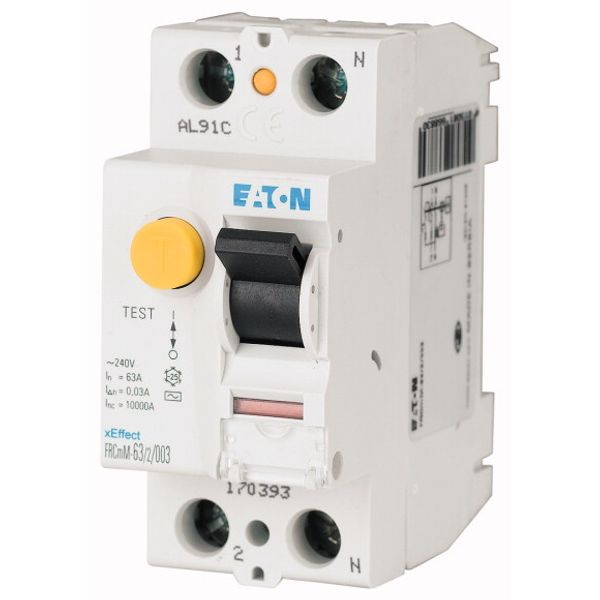 Residual current circuit breaker (RCCB), 100A, 2p, 30mA, type G/A image 1