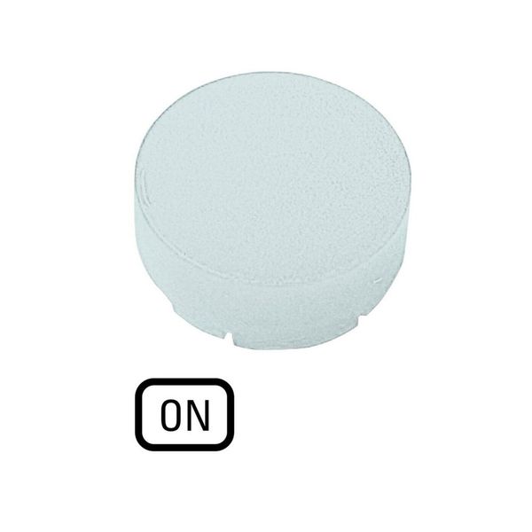 Button lens, raised white, ON image 3